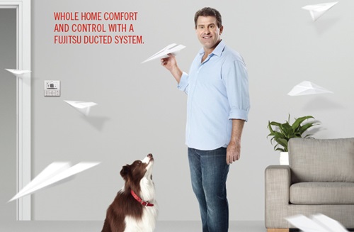 Mark Taylor in Ducted Print ad