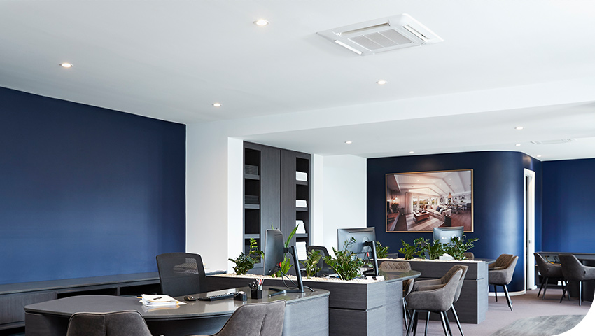 Dunedin in ceiling Cassette Heat Pumps